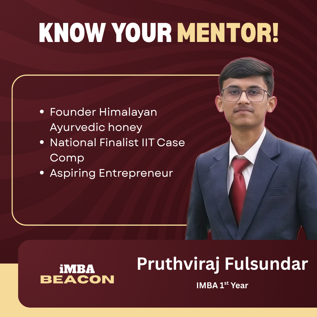 Pruthviraj Fulsundar mentor poster